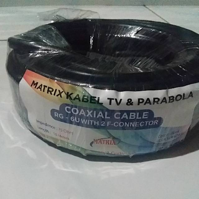 Kabel COAXIAL RG 6 MATRIX 15meter