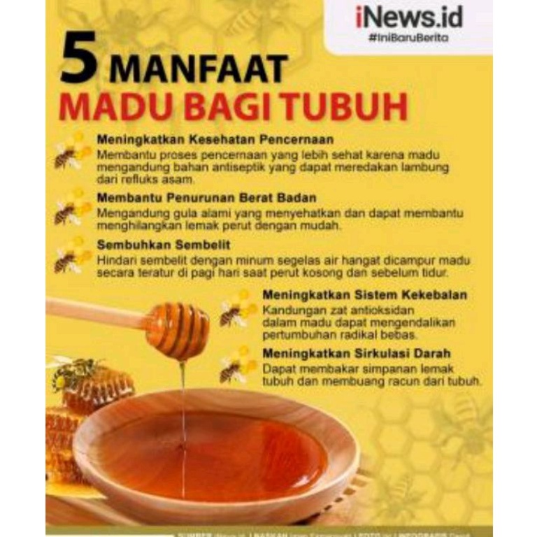 Madu Rambutan Murni Asli Pure Raw honey mentah