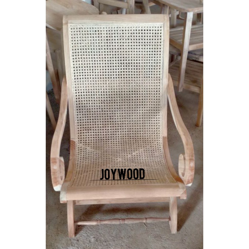 Joywood kursi malas rotan/ kursi malas retro