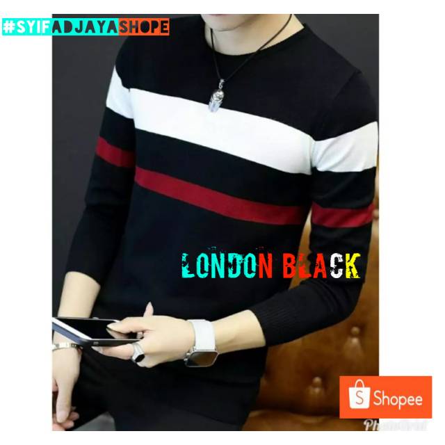 SWEATER RAJUT PRIA LONDON PREMIUM BEST QUALITY