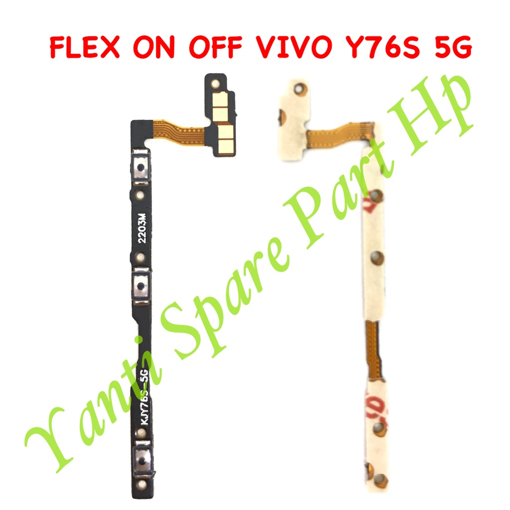 Flexible On Off Vivo Y76S 5G Original Terlaris New