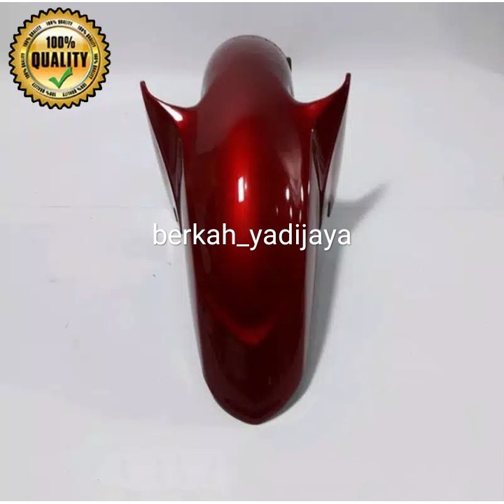 spakbor depan jupiter mx lama 2007 - 2010 warna merah maroon