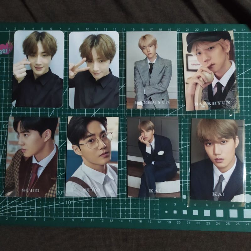 fortune card season greeting exo 2020 baekhyun suho kai