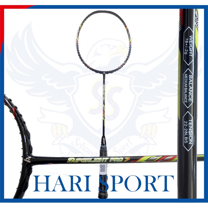 ASHAWAY SUPERLIGHT PRO 7 Original Raket Badminton