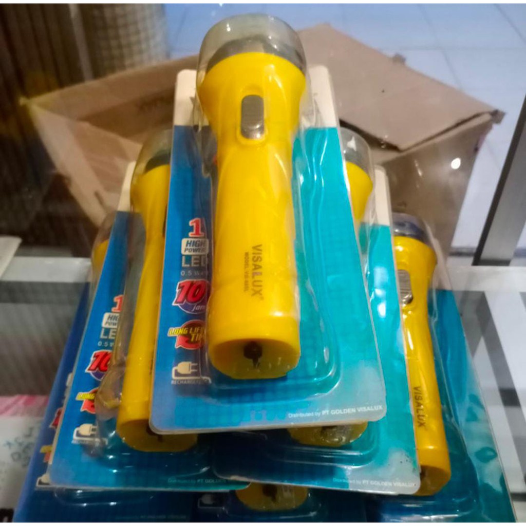 Lampu senter Led/ flash ight 0.5watt / senter tangan visalux