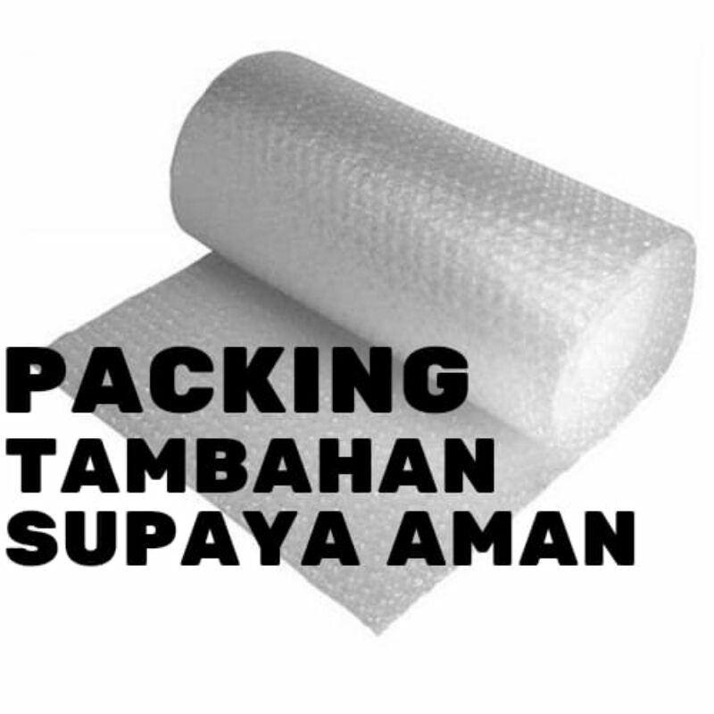 

BUBBLE WRAP (1 LEMBAR = 1 PCS) PACKING TAMBAHAN KOSMETIK SUPAYA AMAN SAAT PENGIRIMAN TERMURAH TERBAGUS TERAMANAH