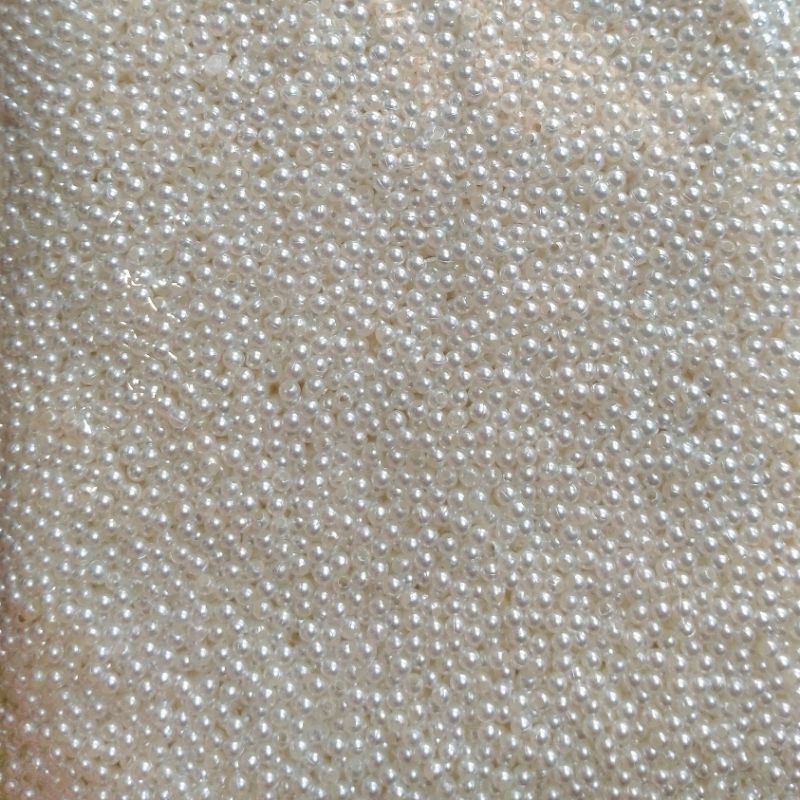 Manik Payet Mote Mutiara Plastik / Ringan 3mm Grade A - 10 Gram