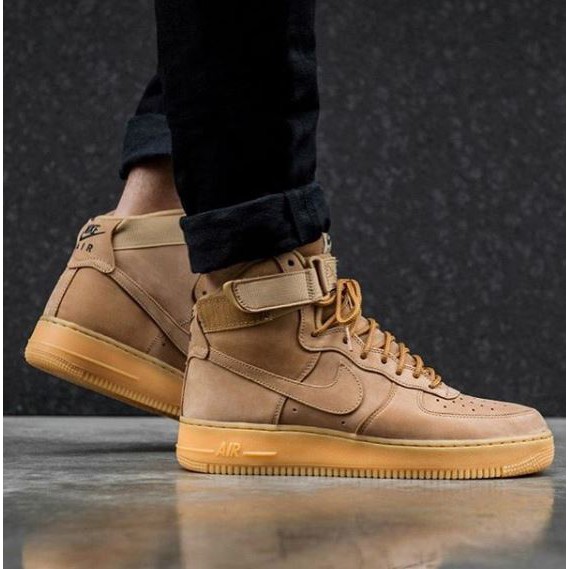 nike air force 1 wheat high top