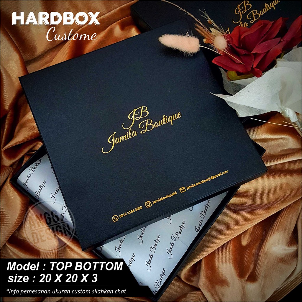 Hardbox Custom / Packing Hijab / Scarf