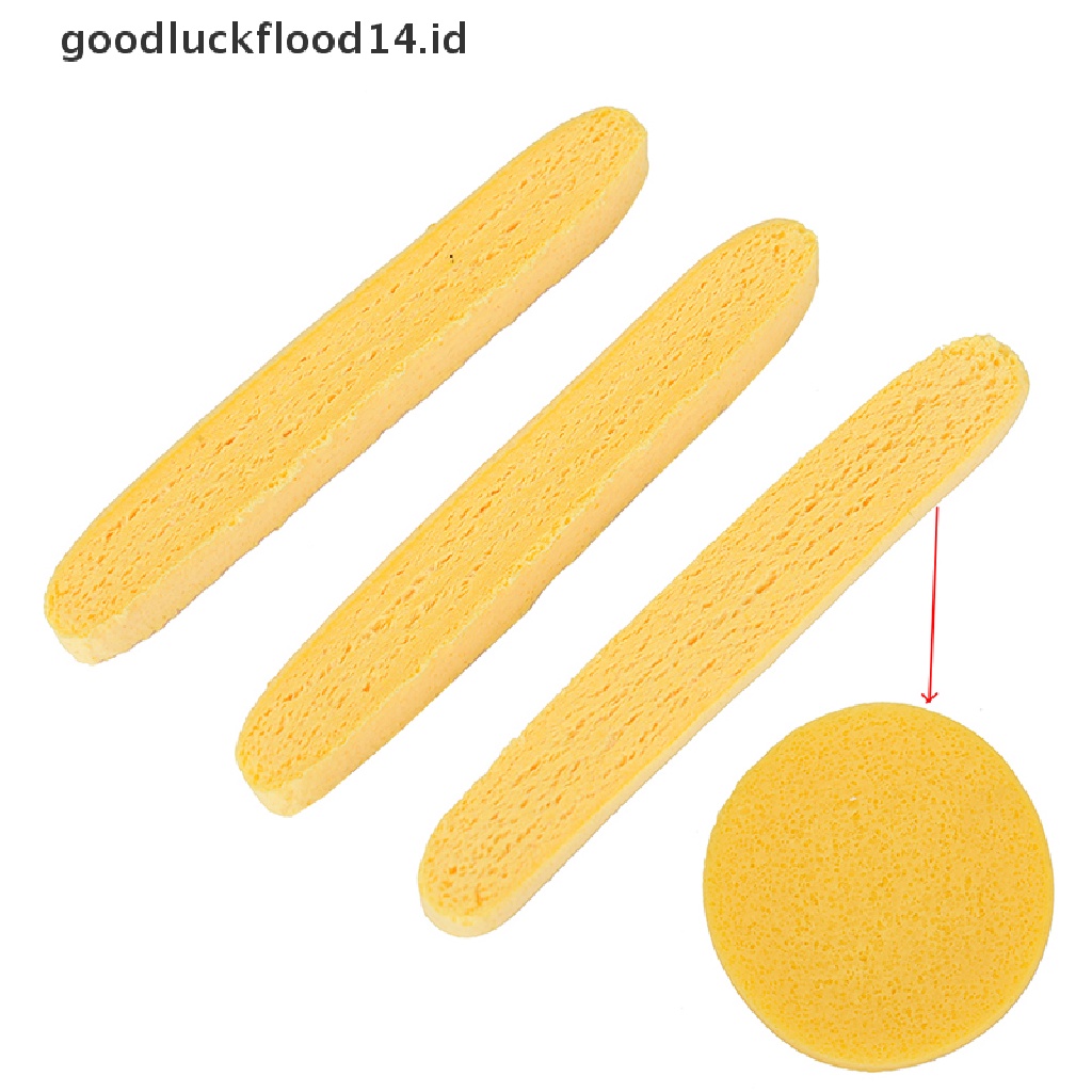 [OOID] 12pcs Compressed Facial Cleaning Wash Puff Sponge Stick Face Cleansing Pad ID