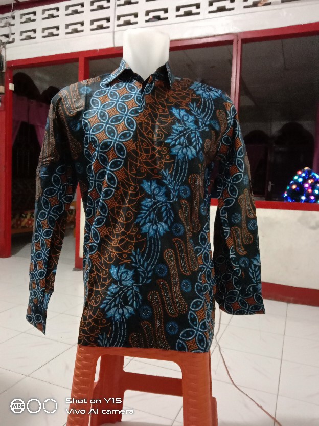 New Arrival Distro Batik Pria Bordir Sogan Hrb026 Batikaf Notoarto Batik