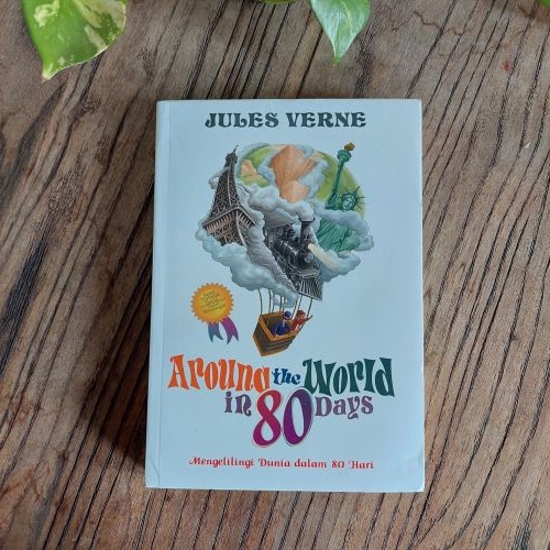 Buku Around the World in 80 Days (Mengelilingi Dunia dalam 80 Hari)