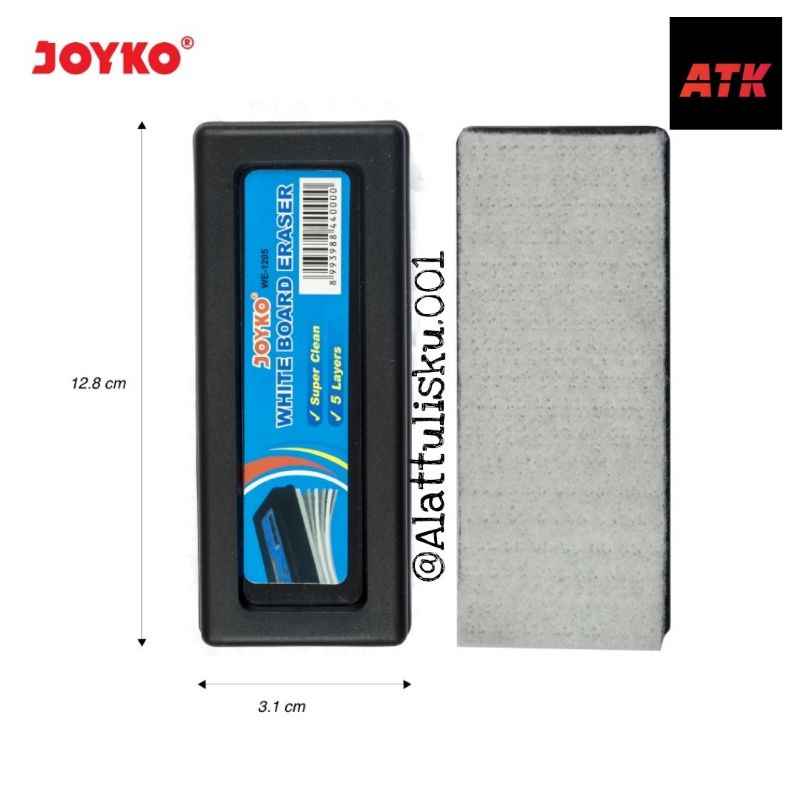 

Whiteboard Eraser Penghapus Papan Tulis Putih Joyko WE-1205 5 Layers