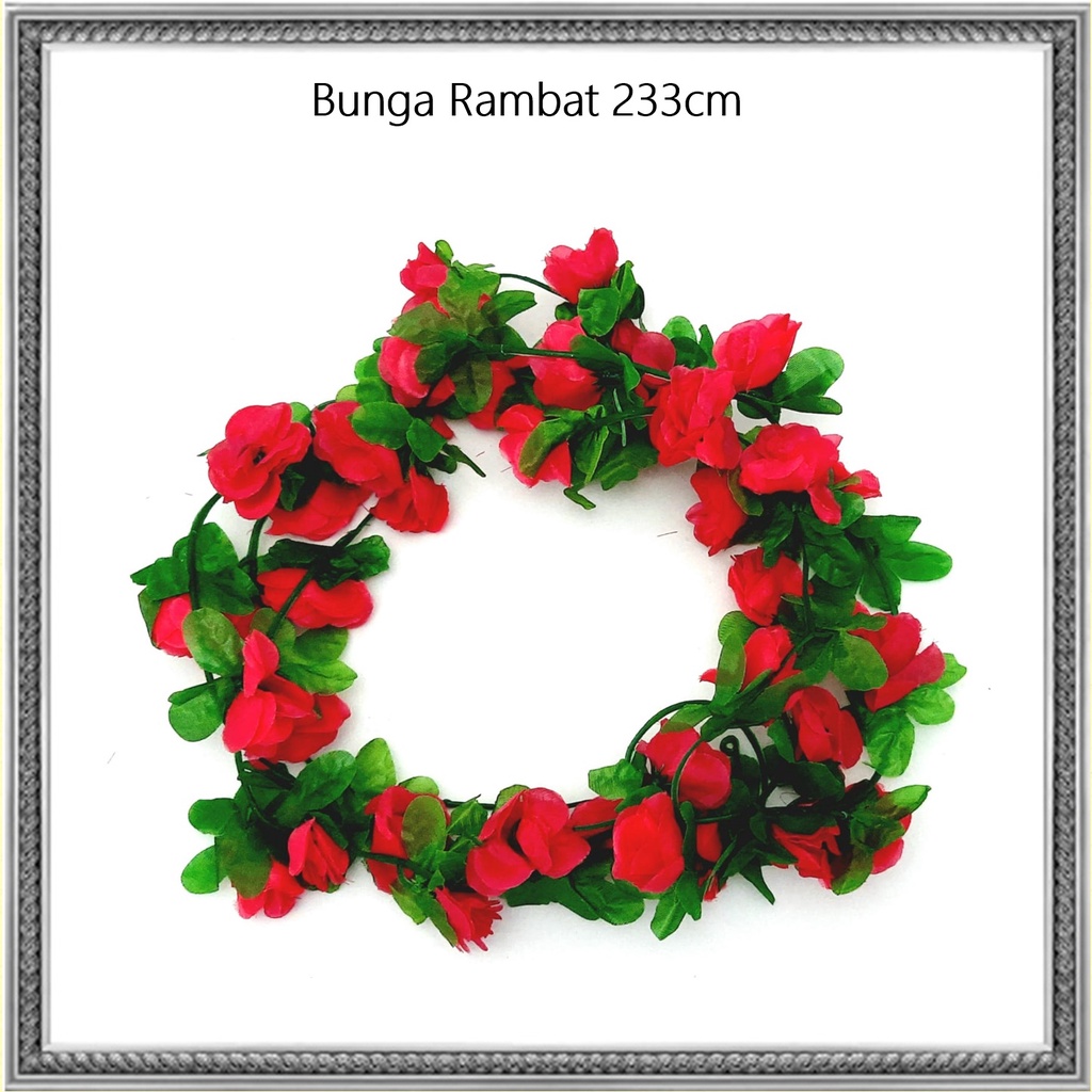 Bunga Rambat/Bunga Hiasan/Bunga Gantung 233cm