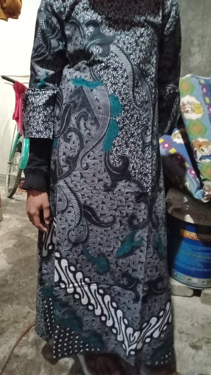 Bisa Pisah Batik Couple Keluarga Sania Ruffle Ori Ndoro Jowi Termurah Dimensi Abu