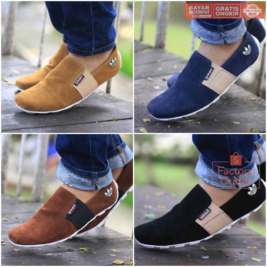 SEPATU CASUAL SLIP ON SEPATU SLOP ADIDAS ASENSIO SEPATU SANTAI PRIA