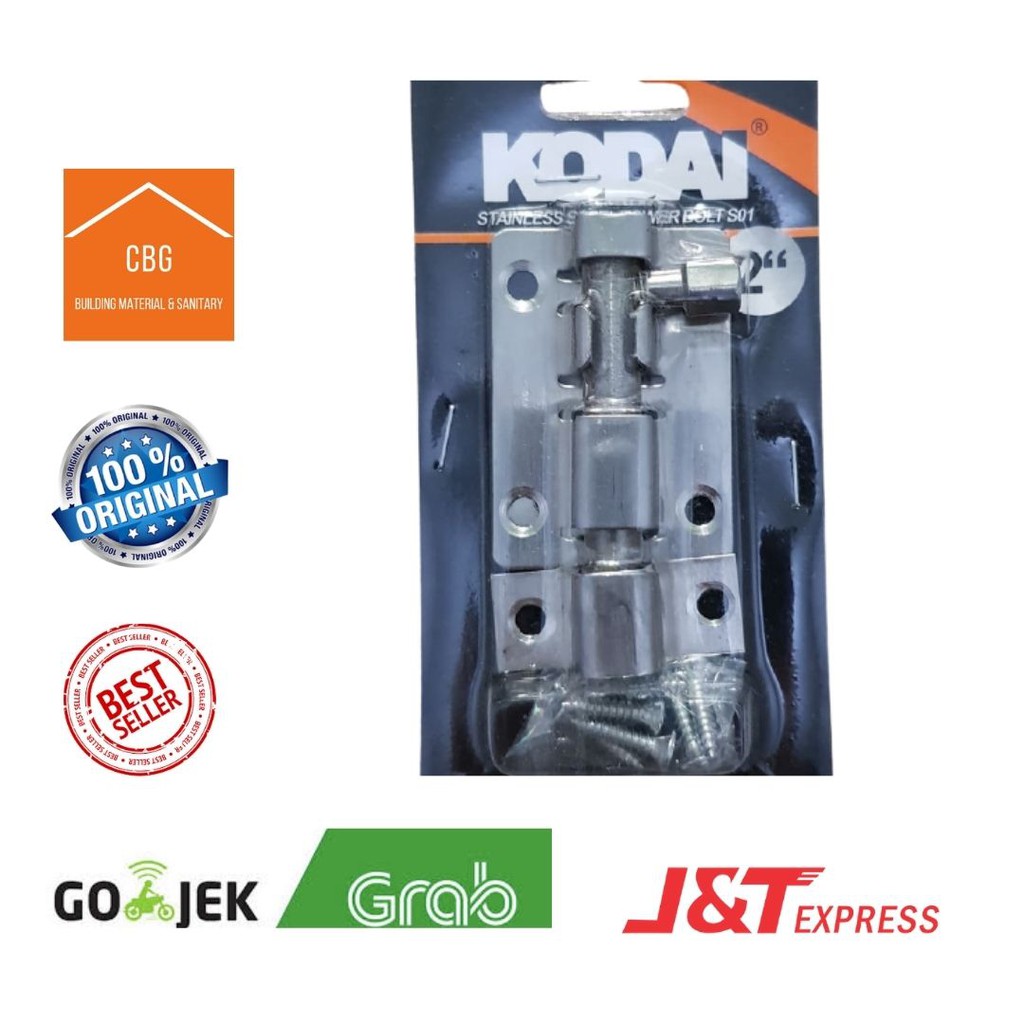 GRENDEL SELOT PINTU KODAI STAINLES 2 - 4&quot;