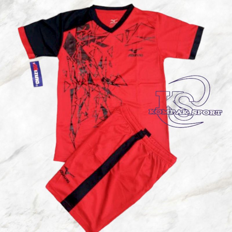 Set Jersey anak usia 6 - 14 tahun baju olahraga pakaian futsal volly tenis badminton sepak bola baju olahraga model pecah baeling