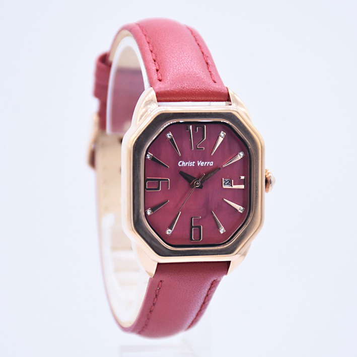 Jam Tangan Wanita Christ Verra 71636L-25 RED  Original