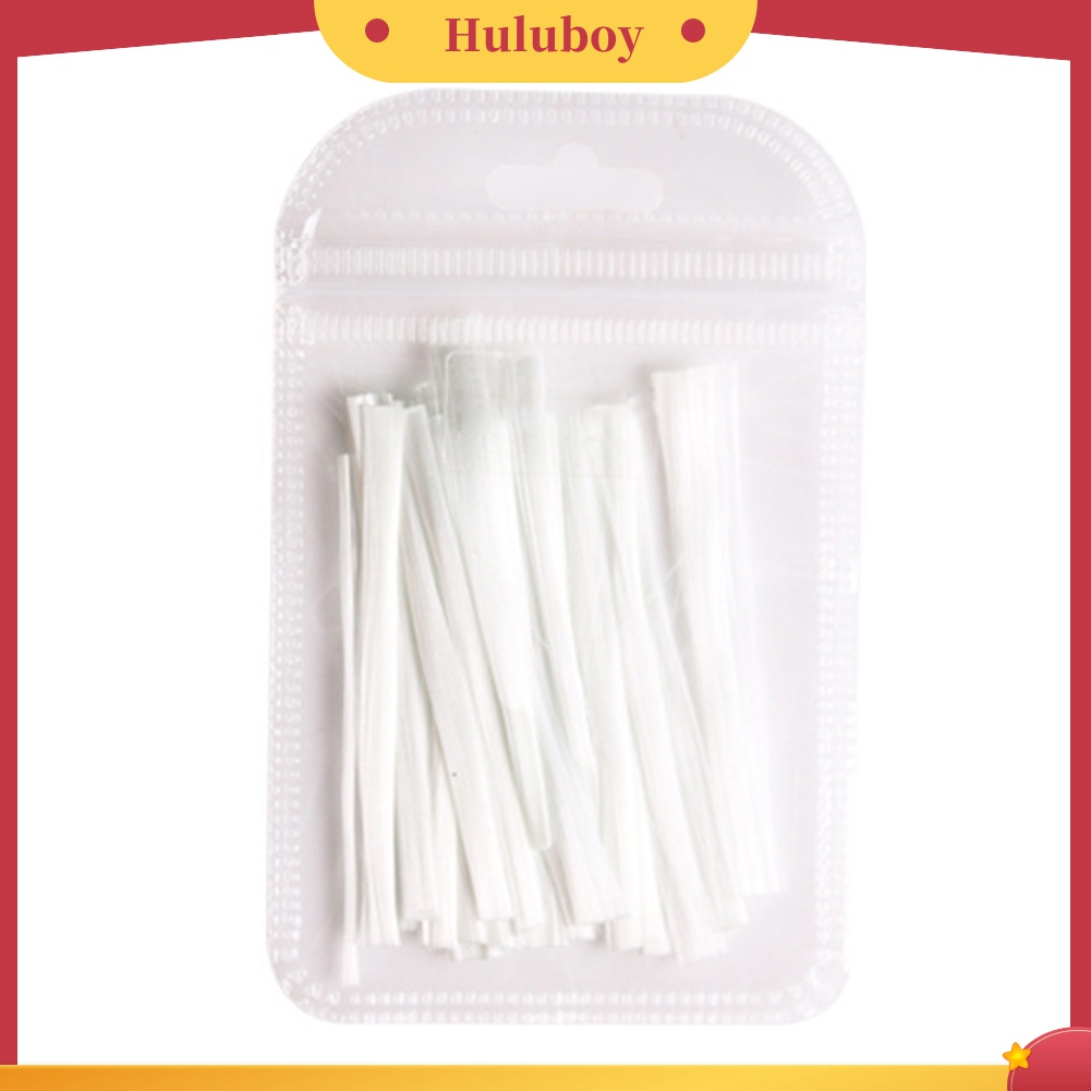 Huluboy Huluboy♡ 50pcs Kuku Extension Fiberglass Akrilik Untuk Manicure