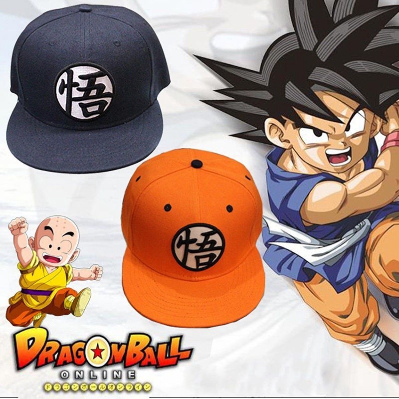 mg Topi Baseball Adjustable Motif Anime Dragon Ball Z Son Goku Roshi Bahan Kanvas