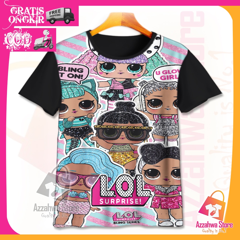 Kaos Anak Anime 3D Baju Anak Murah Model Lol V2 Pakaian Anak Umur 1-12 Tahun Unisex - Azzahwa Store