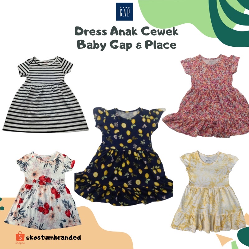 DRESS ANAK BRANDED / DRESS ANAK PEREMPUAN MURAH / DRESS ANAK BRANDED PLACE ORIGINAL BRANDED SISA EKS