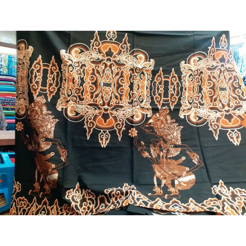 KAIN BATIK KATUN KAIN BATIK SOLO WAYANG 2 JARIK SESERAHAN HANTARAN