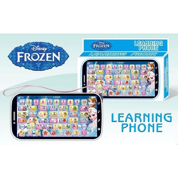 Mainan EDUKASI ANAK telepon telephone FROZEN I PHONE