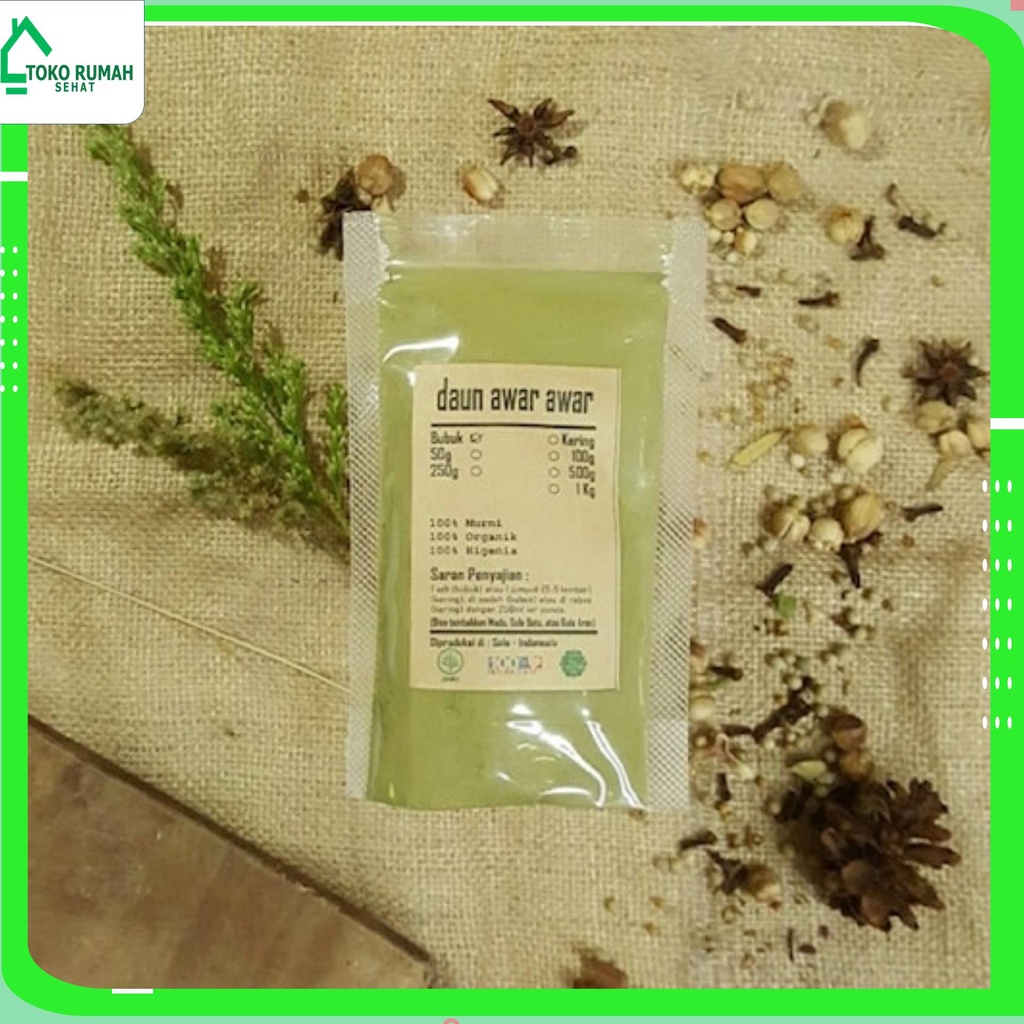 

DAUN AWAR AWAR BUBUK 250 GRAM - Ficus Septica - MURNI