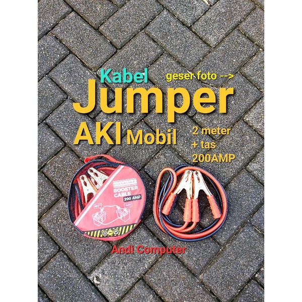 Jamper Jumper Jemper Aki Mobil Kenmaster 200 Amper
