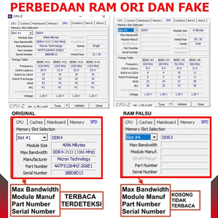 RAM MEMORY PC DDR4 4GB PC4 - 2133P