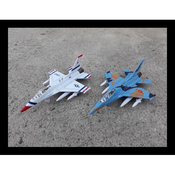 Diecast Pesawat Jet Tempur F-16 - Miniatur Jet F16 - Replika Mainan Terjamin