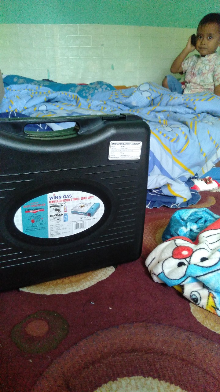 Kompor Portable Winn Gas 2 Ws - 2ws 2in1 Gas Kaleng + Elpiji