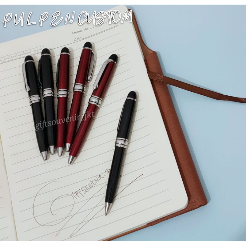 Pulpen custom | pulpen mini | pen mini | pen metal | pulpen hitam merah