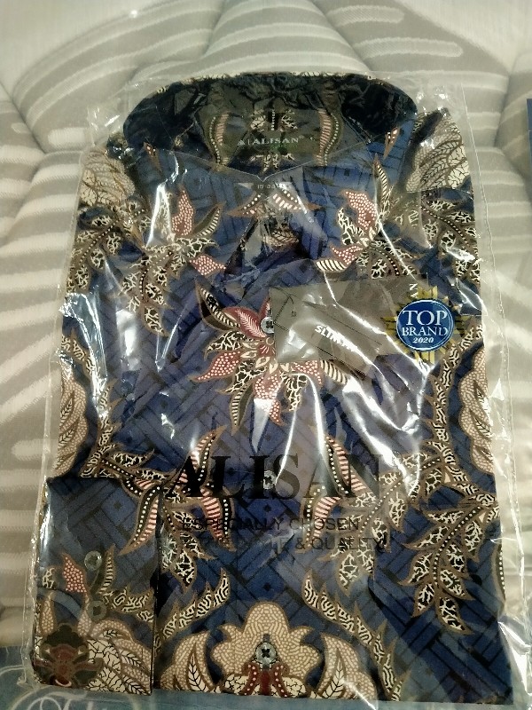 Alisan Kemeja Batik Printing Slimfit Panjang