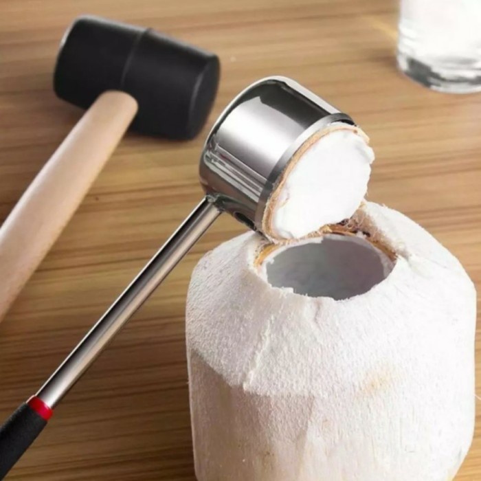 FMFIT COCO MARTELLO Coconut Hammer Holer Palu Martil Pembuka Kepala