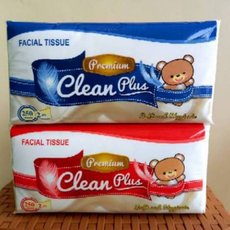 Tissue Clean Plus 250sheets mantab Lebay