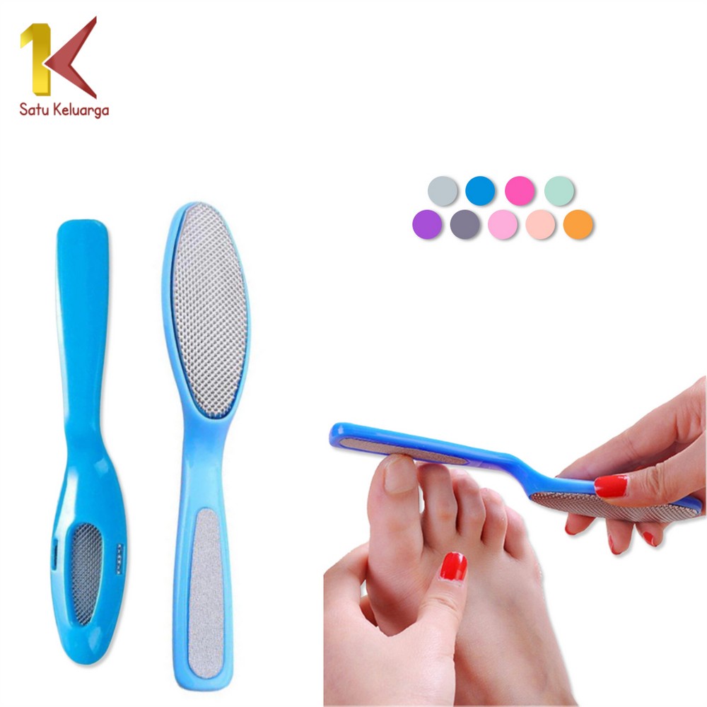 Satu Keluarga Alat Pedicure C145 Sikat Amplas Kaki Penghilang Kapalan 2 Sisi Penghalus Tumit Kaki & 