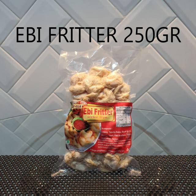 

Winbi Ebi Fritter 250 gram Frozen Food Siap Goreng Halal Enak Bersih
