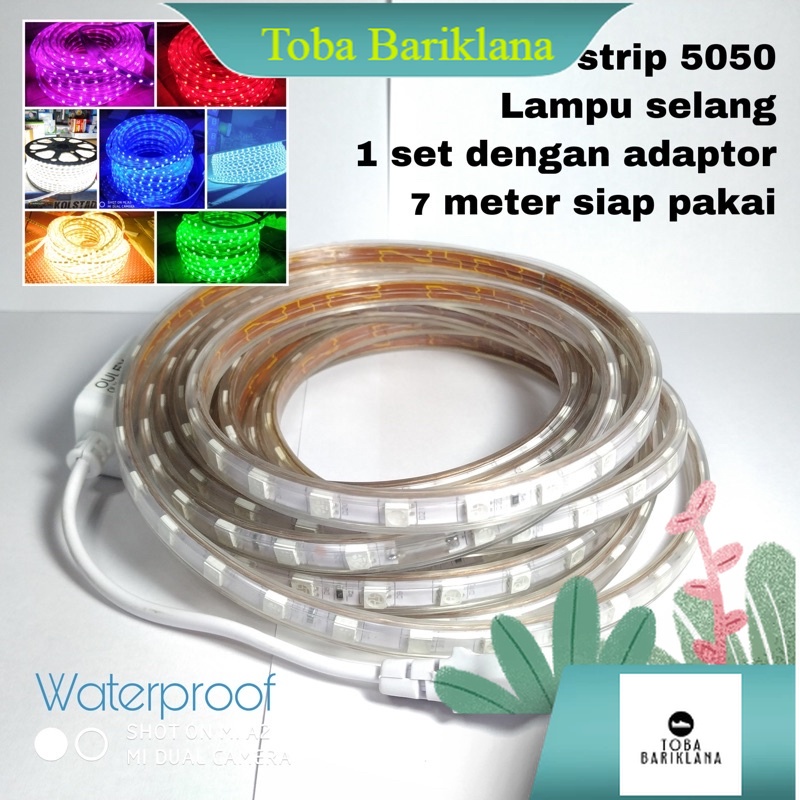 Lampu Led Strip led strip Plafon 7 Meter Siap Pakai lampu selang hias plafon Murah