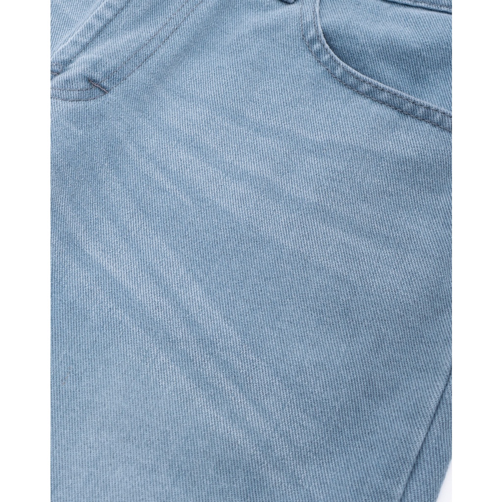 PLAIN Short Denim Washed - Greyish Blue Washed