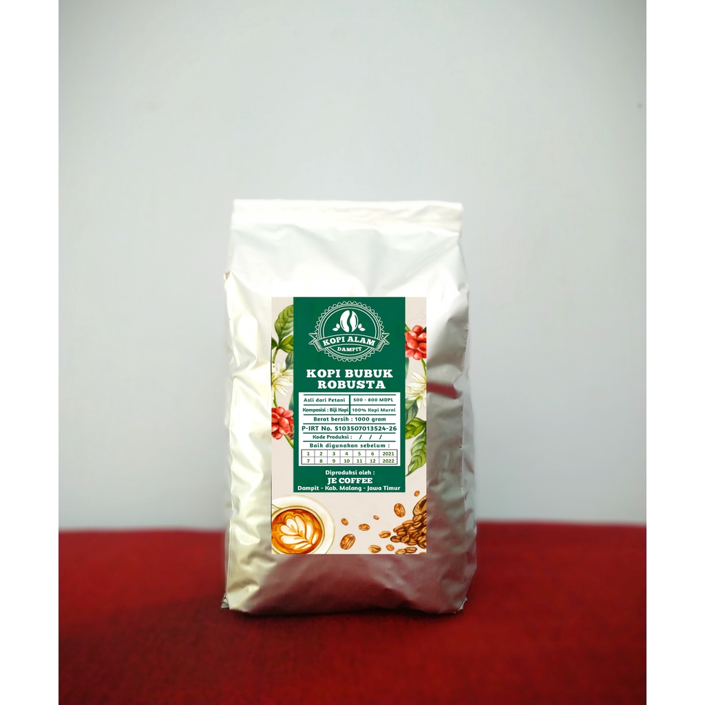 

KOPI BUBUK ROBUSTA DAMPIT - SPECIAL COFFEE - 1 Kg