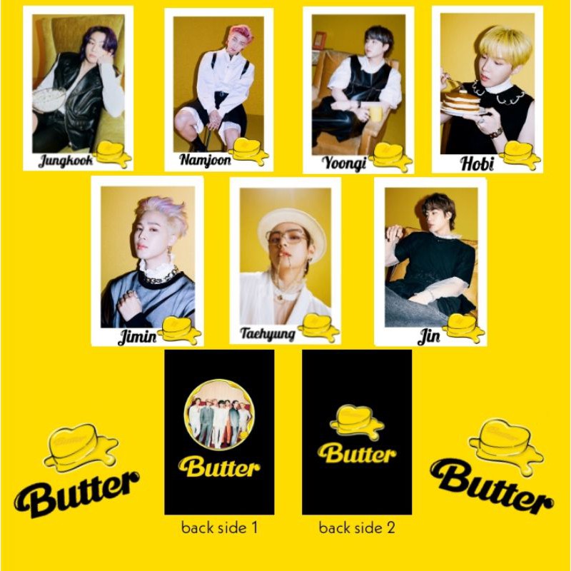 BTS Butter Acrylic Clear Keychain Gantungan Kunci Akrilik (BACA DESKRIPSI)