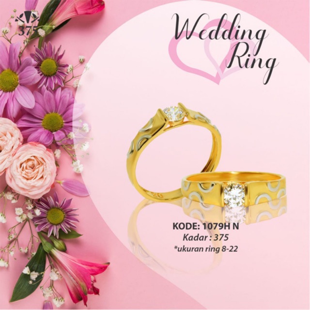 TM375 CINCIN KAWIN EMAS ASLI