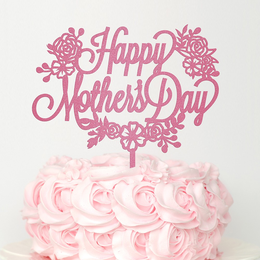 Happy Mother's Day Cake Topper | hiasan kue hari ibu