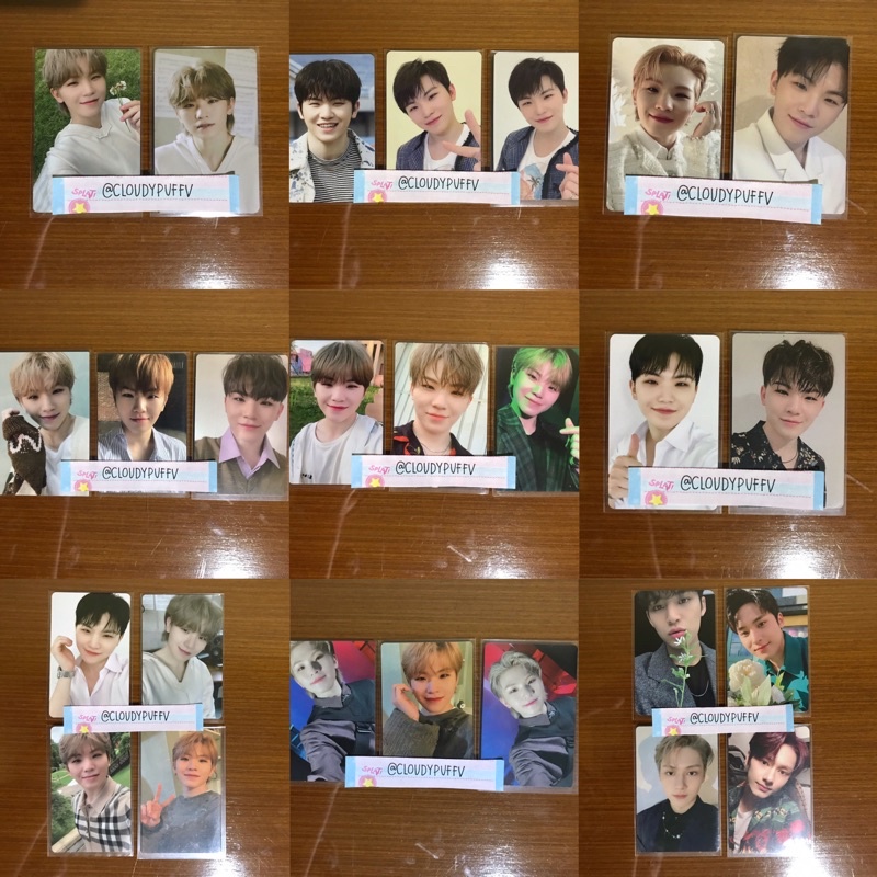 Seventeen Photocard Woozi Mingyu Jun Wooahae, Yizhiyu A Your Choice, Incomplete Dvd, An ode, Trading