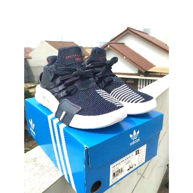 ADIDAS EQT ADV BasketBall Navy Black White Sneaker Adidas Pria Sepatu Basket Adidas original