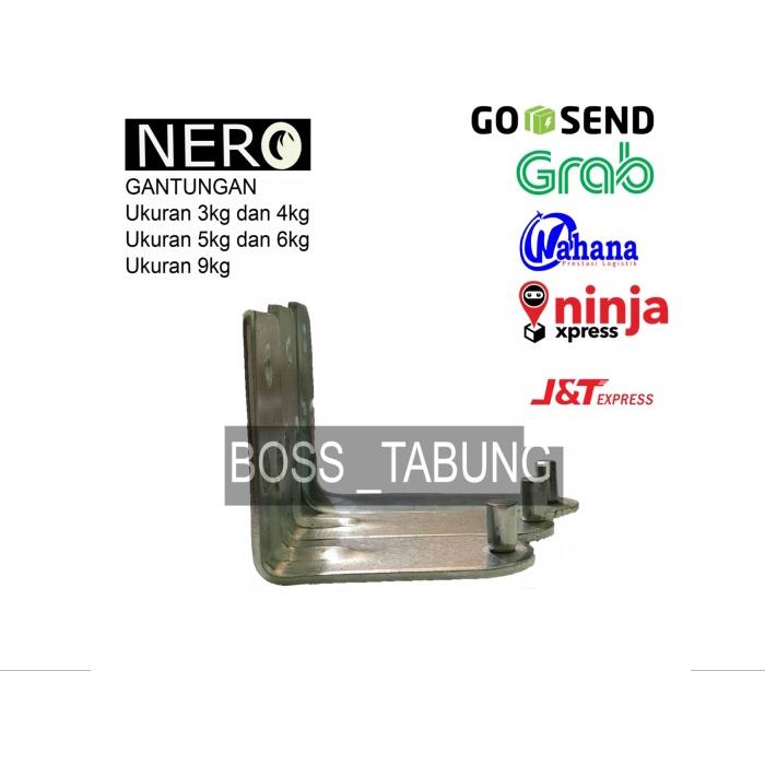 b0n1h Gantungan Apar Abc Powder Murah Hanger Bracket Breket - 9Kg Hh300H