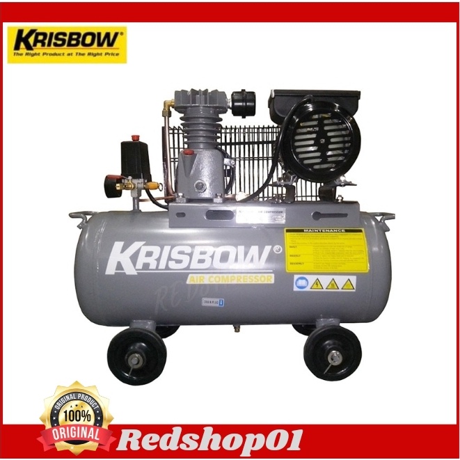 krisbow Kompresor angin 3/4Hp 8Bar Cppbc0703/Kompresor 30 ltr/kompresor